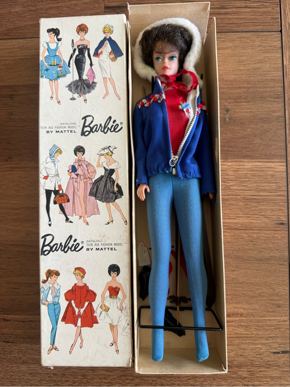 Barbie Doll by Barbie — Blue Jacket, Red Top, Light Blue Pants